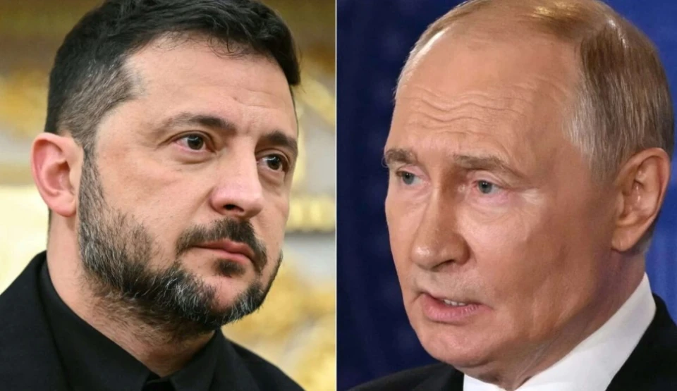 Зеленський та Путін