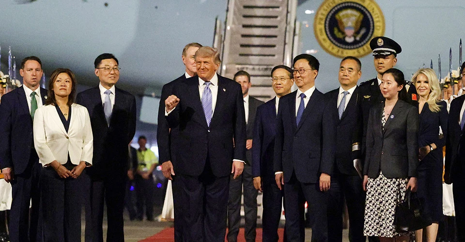 Трамп прибув до Китаю