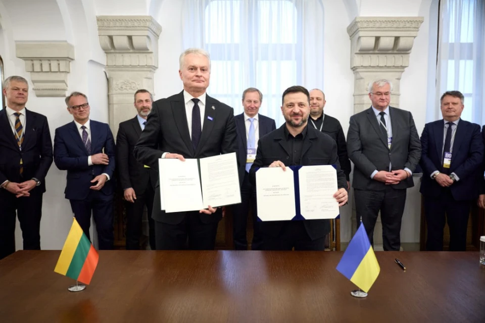 Президент України Володимир Зеленський провів зустріч із Президентом Литви Гітанасом Наусєдою