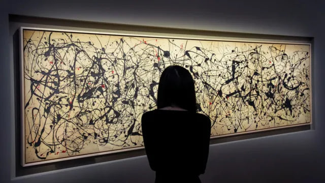 絵画 vascello aereo del plofessor Robertson Картину Джексона Поллока продали за $181 млн | Еспресо