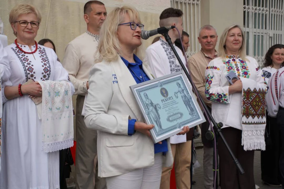 Вишиті рушники - рекорд