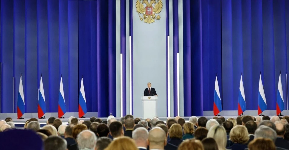звернення Путіна до Федеральних зборів 21 лютого 2023 року