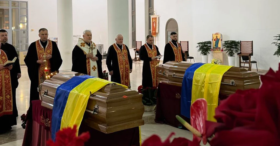 останки Андрія Мельника та Софії Мельник