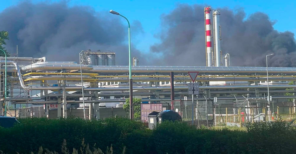 вибух на угорському НПЗ компанії MOL