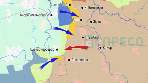 Карта бойових дій за 16-22 травня