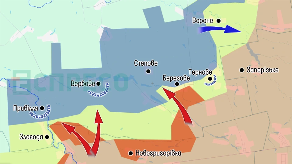Карта бойових дій за 16-22 травня