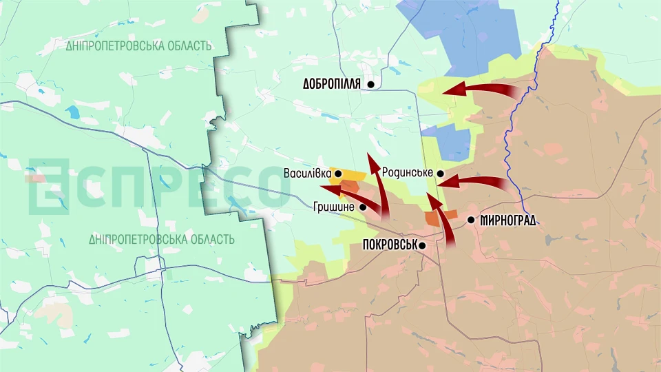 Карта бойових дій за 16-22 травня