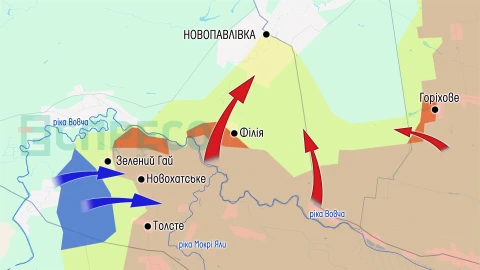 Карта бойових дій за 16-22 травня
