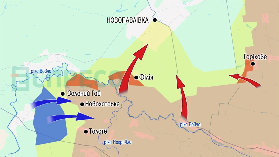 Карта бойових дій за 16-22 травня
