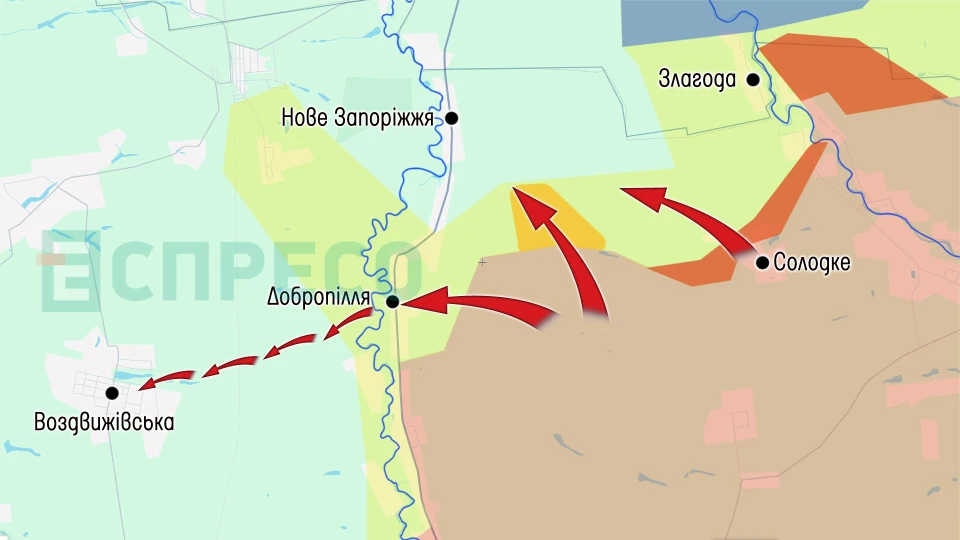 Карта бойових дій за 16-22 травня