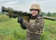 На фото: зенітник Валентин із Шепетівської бригади з переносним зенітним ракетним комплексом "Ігла"