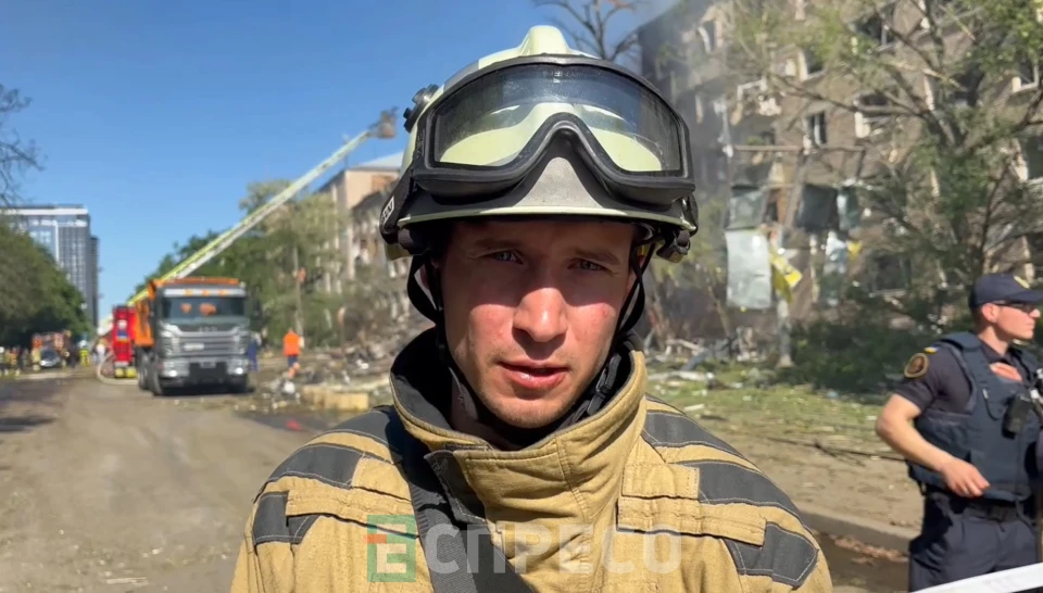 Речник ДСНС у Києві Павло Петров