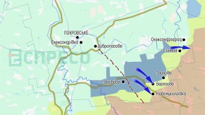 Карта бойових дій за 23-30 травня