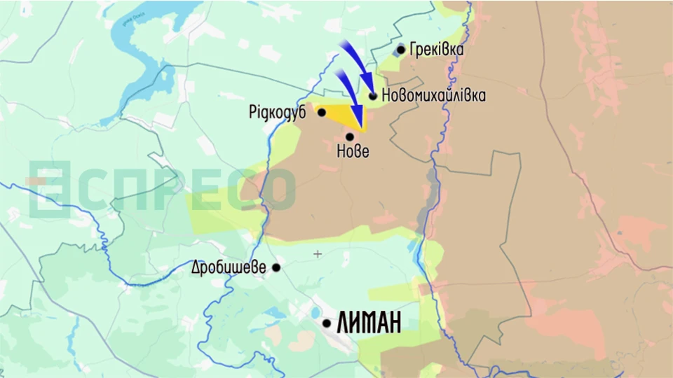Карта бойових дій за 23-30 травня