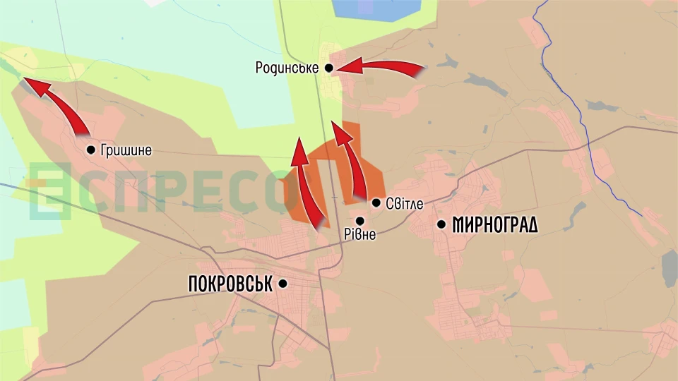 Карта бойових дій за 23-30 травня