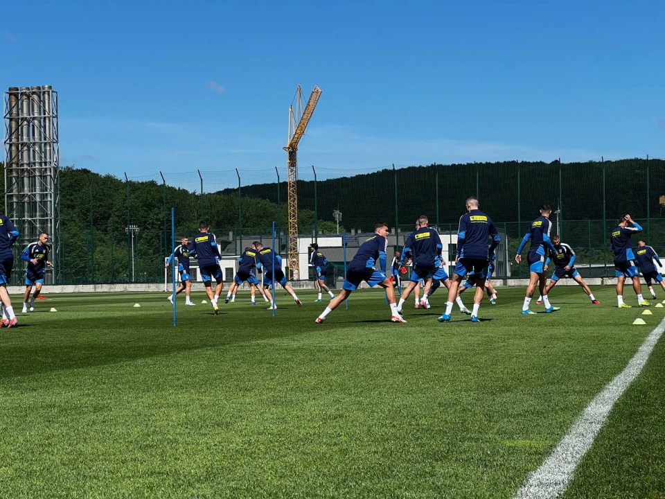 Збірна України з футболу провела у Львові тренування перед матчем із Польщею