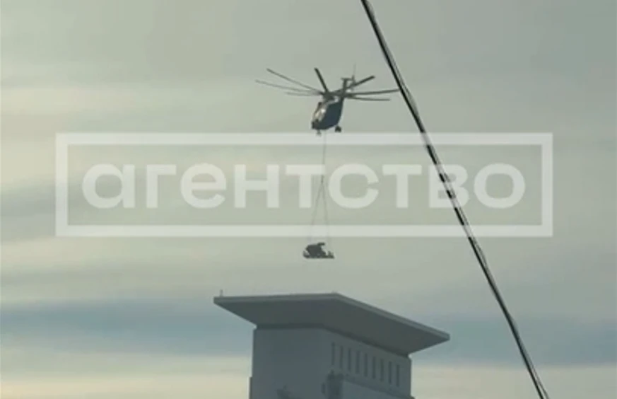 ЗРК Панцир на даху житлового будинку у Москві