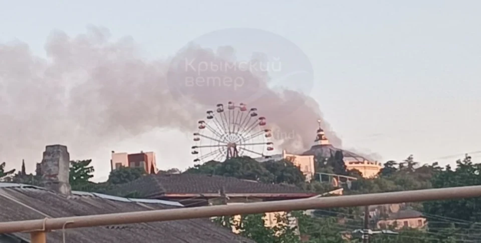 У Криму горіла панорама "Оборона Севастополя", сим