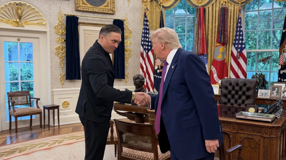 Абсолютний чемпіон світу Усик зустрівся з президентом США Трампом у Білому домі