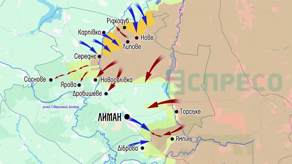 Карта бойових дій за 6-13 червня