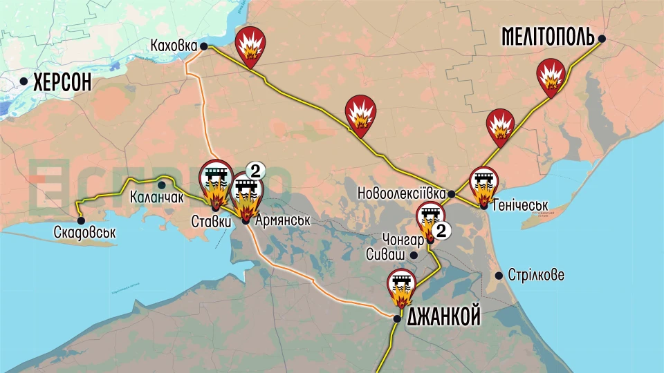 Карта бойових дій за 6-13 червня