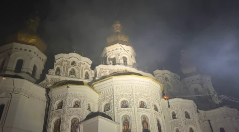 Успенський собор Києво-Печерської лаври. Пожежа