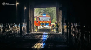 гасіння пожежі в Тернополі