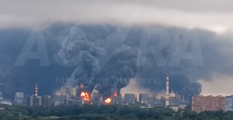 Удар по НПЗ у Москві