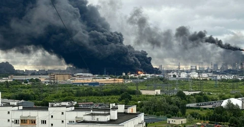 Українські дрони вдруге за тиждень атакували НПЗ у Капотні поблизу Кремля