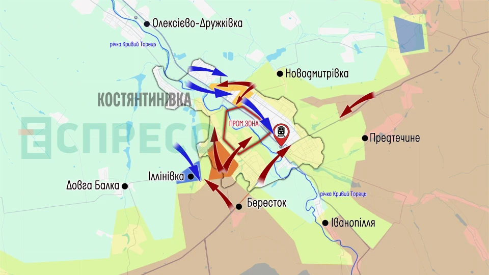 Карта бойових дій за 20-27 червня
