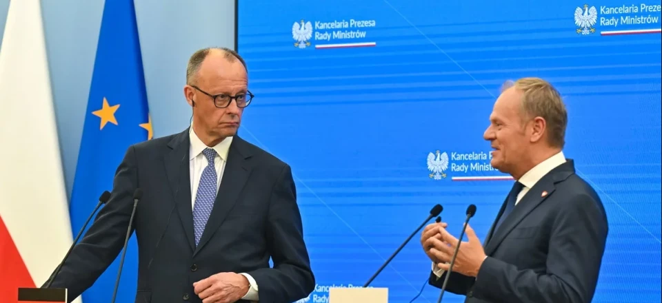 Фрідріх Мерц і Дональд Туск