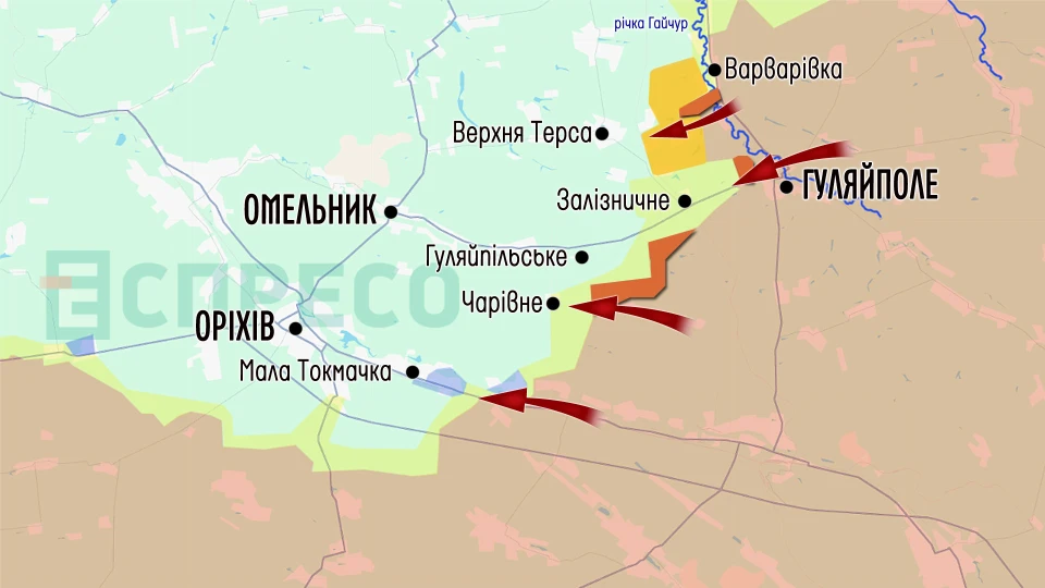 Карта бойових дій за 27 червня – 4 липня