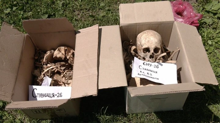 Під час розкопок кургану поблизу Меджибожа на Хмельниччині знайшли сім стародавніх поховань та унікальний гребінь