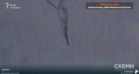 ураження суден "тіньового флоту" РФ в Азовському морі