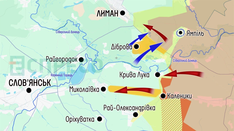 Карта бойових дій за 4-11 липня