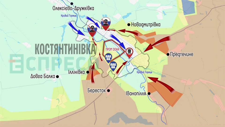 Карта бойових дій за 4-11 липня