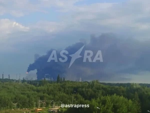 Наслідки атаки на НПЗ. Башкортостан, РФ