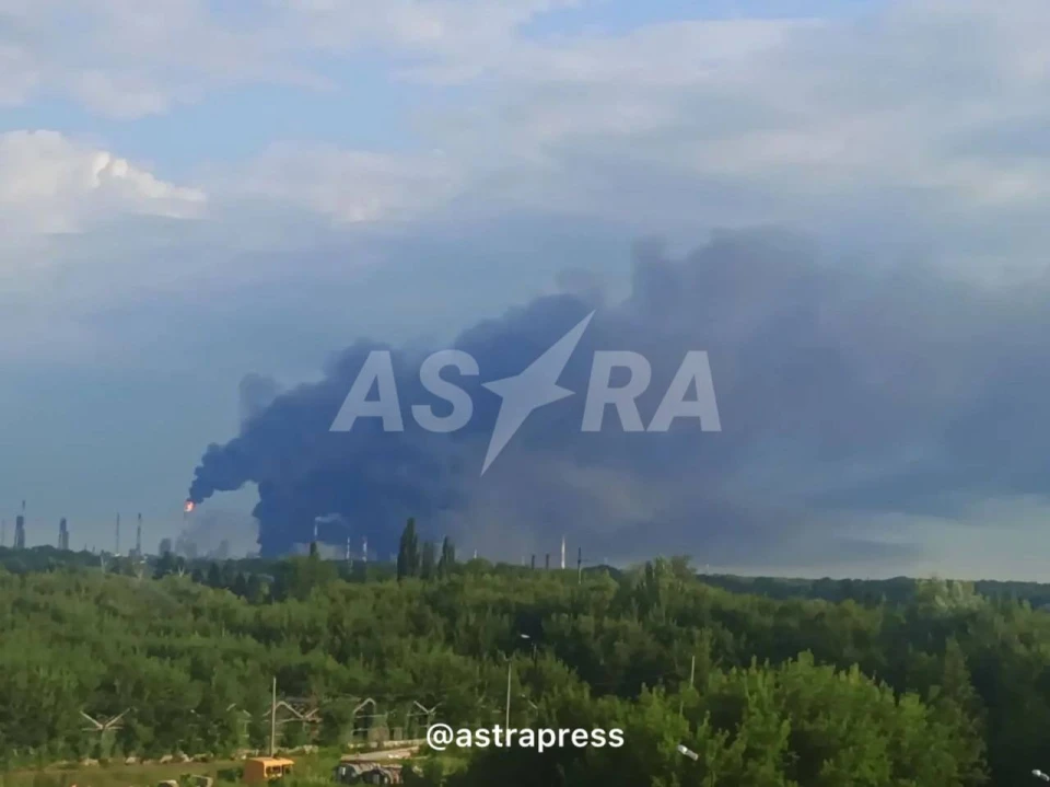 Наслідки атаки на НПЗ. Башкортостан, РФ