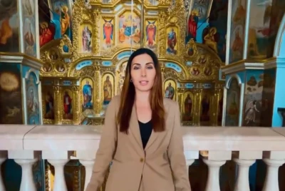 Лора Лумер у Києво-Печерській лаврі