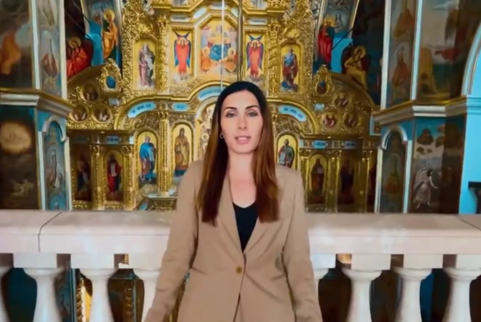 Лора Лумер у Києво-Печерській лаврі