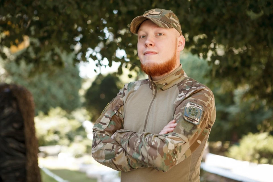 Бойовий медик Максим Желіховський на позивний СКАМ