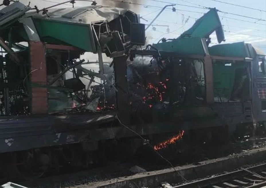 Наслідки удару по пасажирському поїзду на Дніпровщині