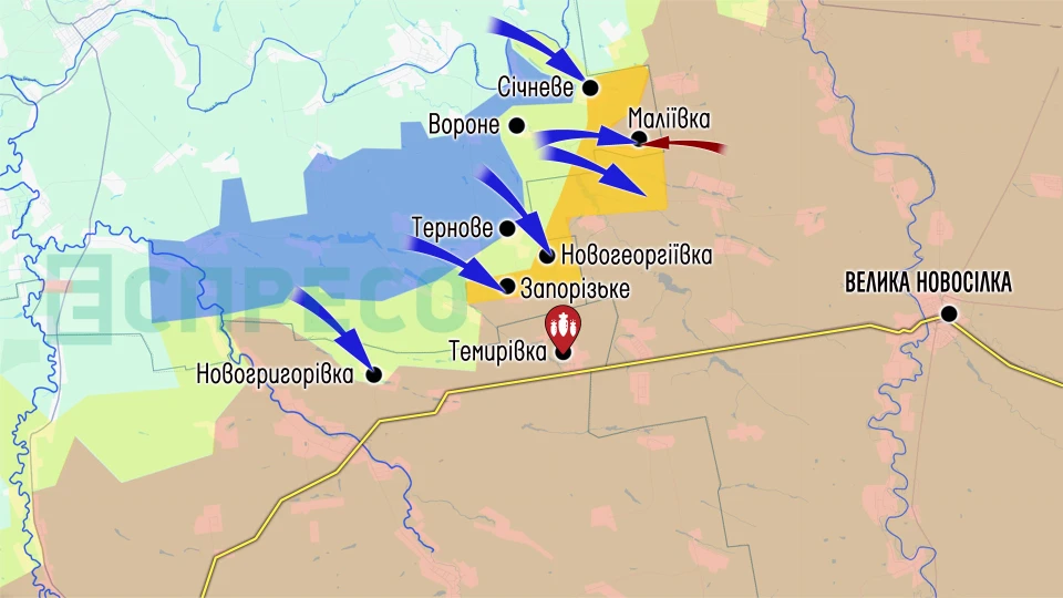 Карта бойових дій
